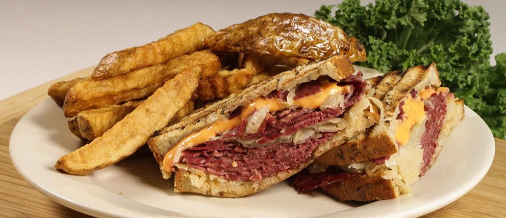 Ben's Reuben Sandwich and Homemade French Fries