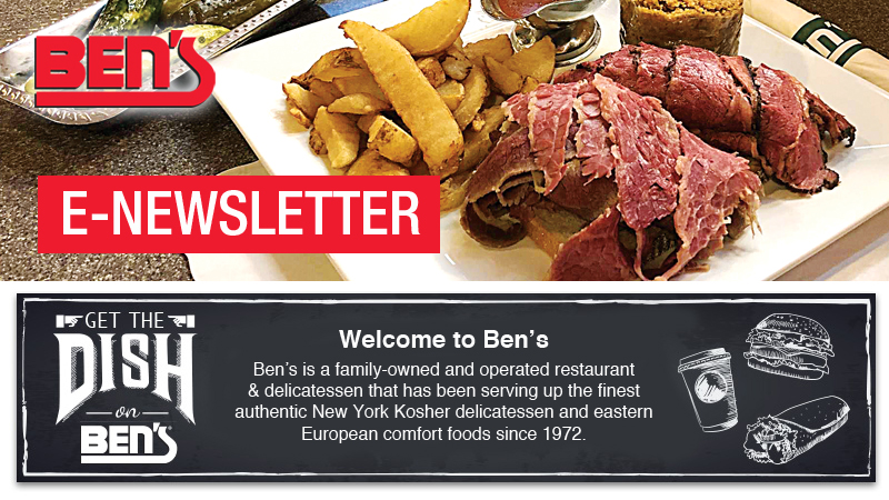 Ben's E-Newsletter