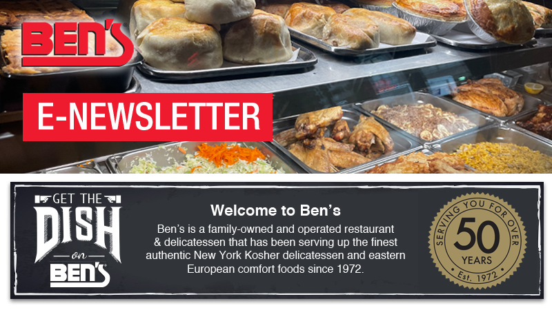 Ben's E-Newsletter