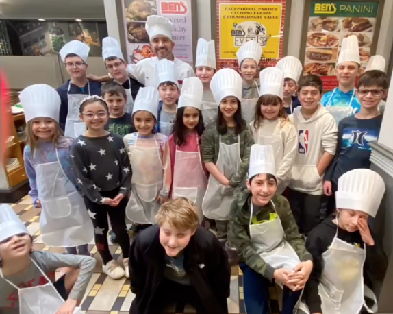 Our crew of inspiring young chefs enjoyed a fun and informative matzo ball making class with Chef Atilio!
