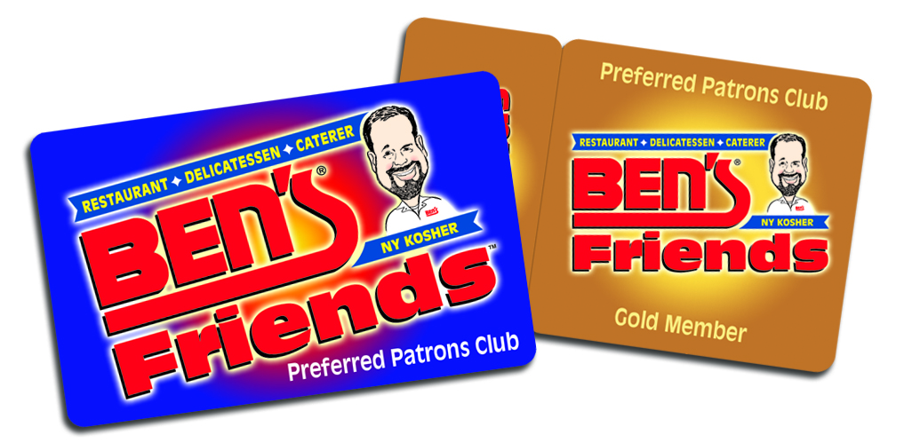 Ben's Preferred Patrons Club Cards